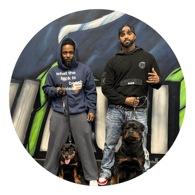 Jas Leverette with Kendrick Lamar